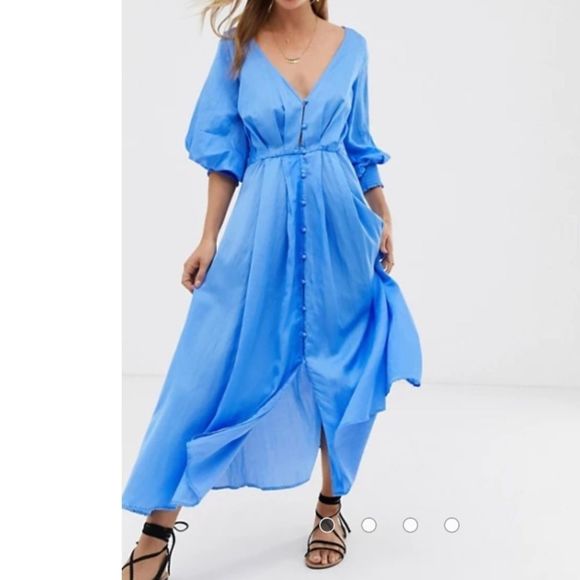NWT Free People Later Days Midi Dress - Picture 4 of 11